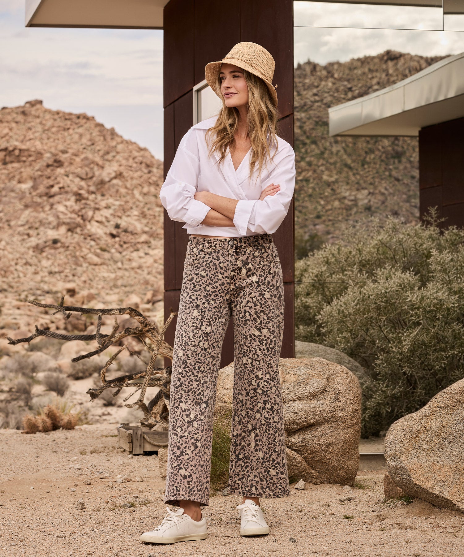 Meg High Rise Wide Leg, Petite