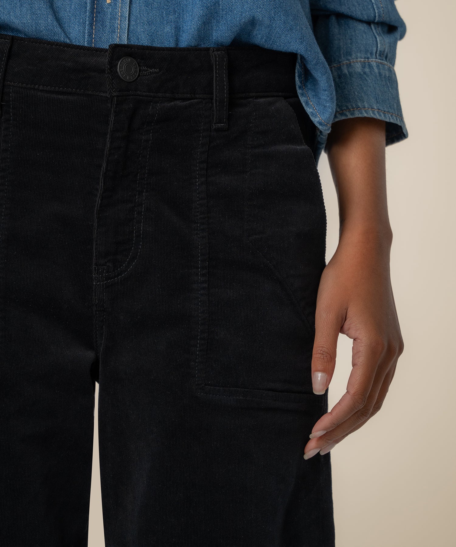 Ashton Corduroy High Rise Barrel, Exclusive