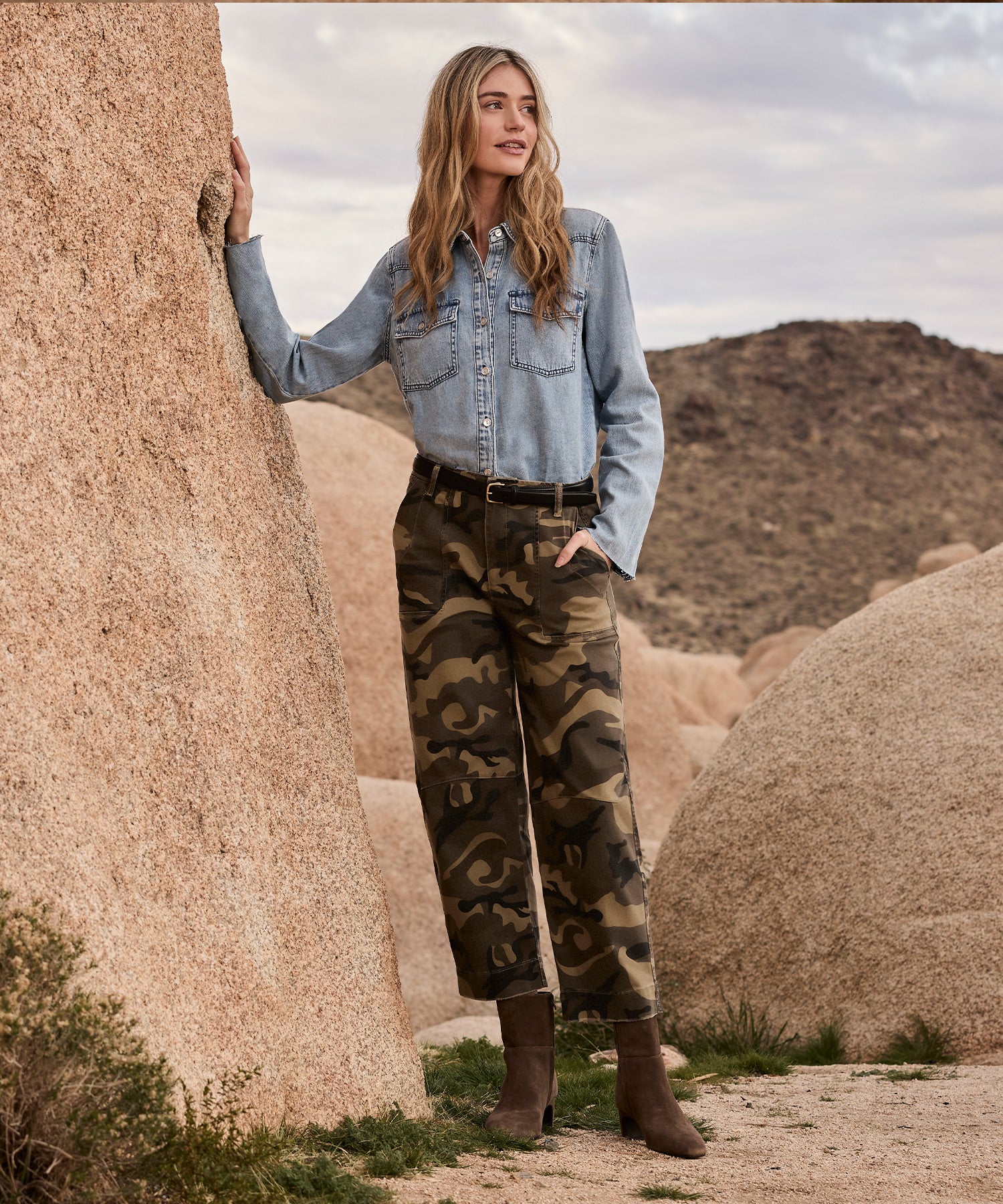 Ashton High Rise Wide Leg Barrel, Exclusive