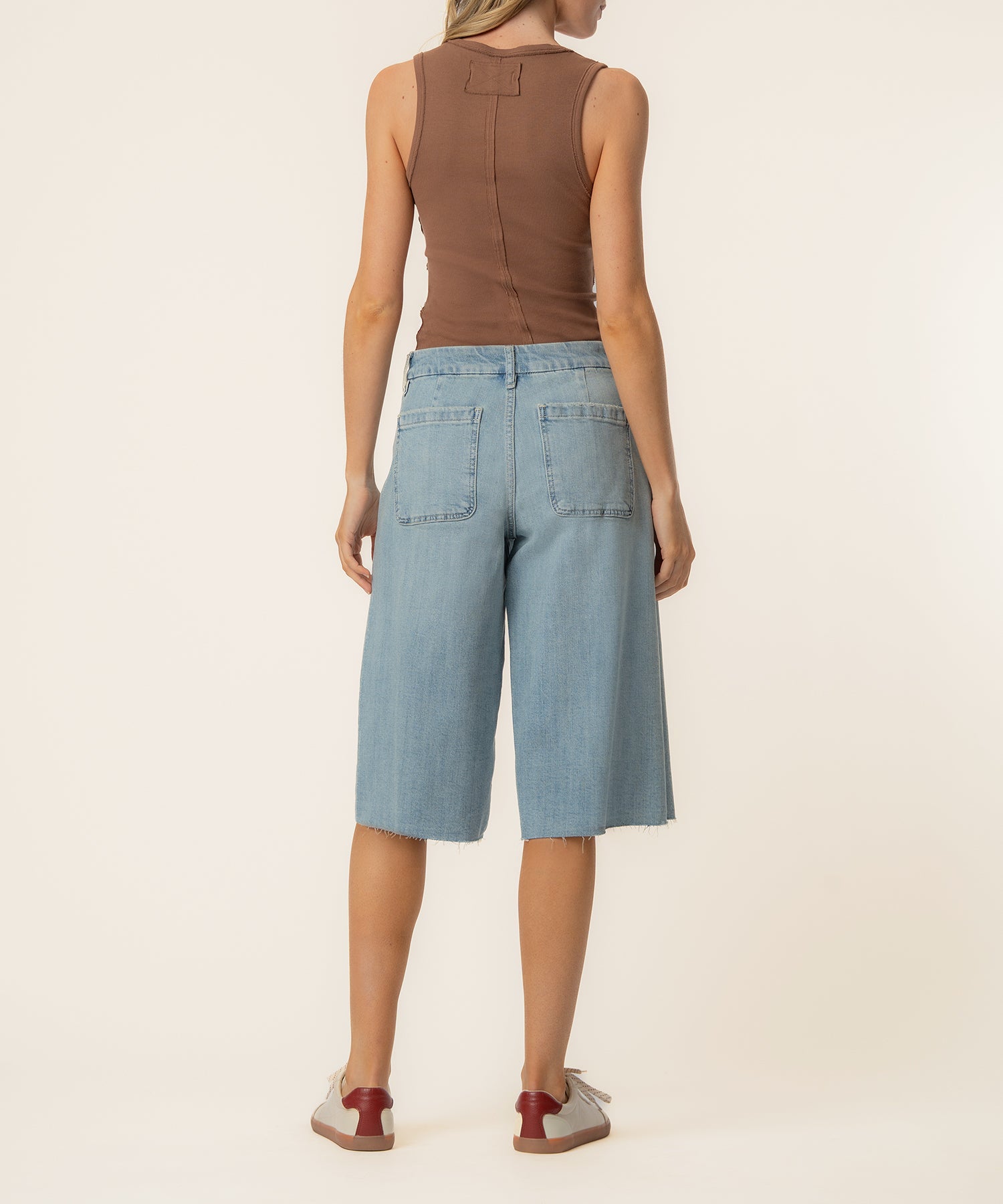 Mandy High Rise Bermuda, Exclusive in Education Wash