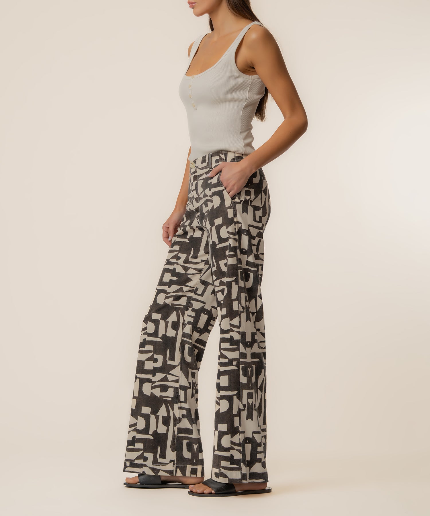 Meg Linen Wide Leg Pant