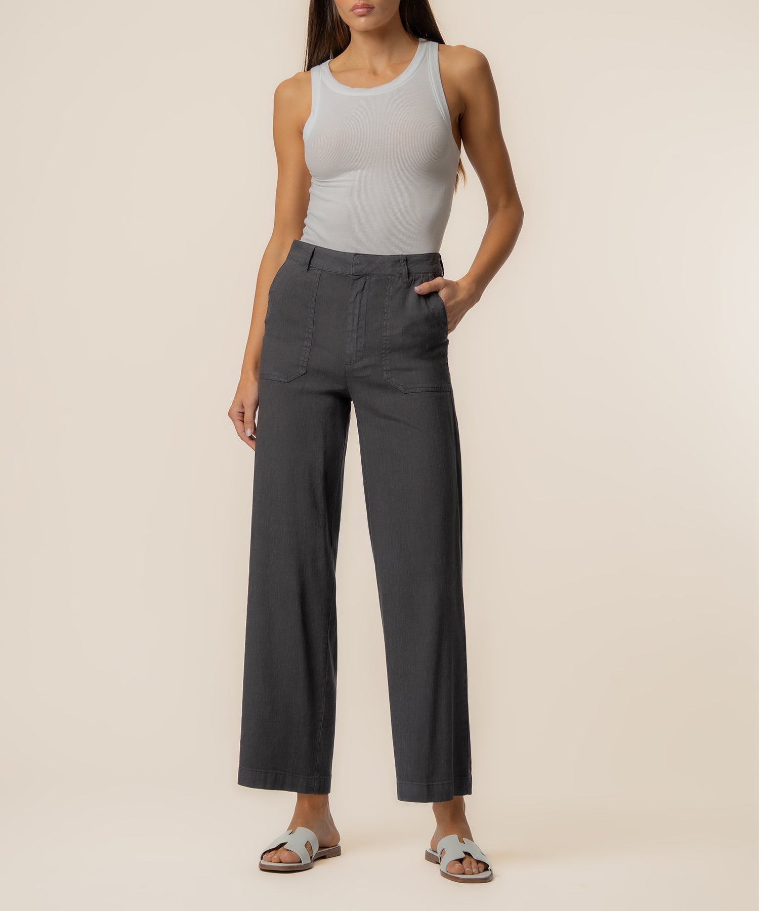 Topaz Linen Wide Leg