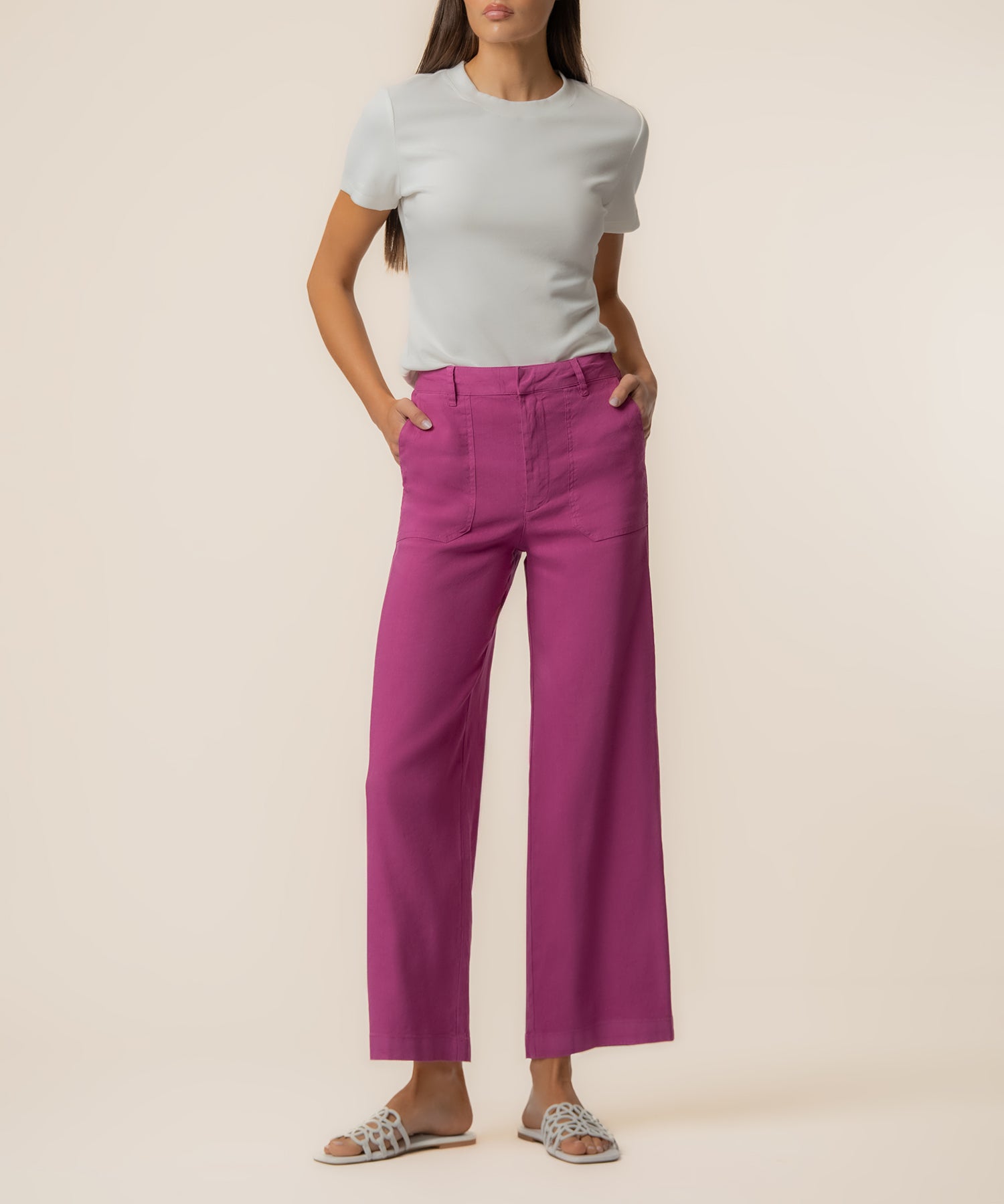 Topaz Linen Wide Leg