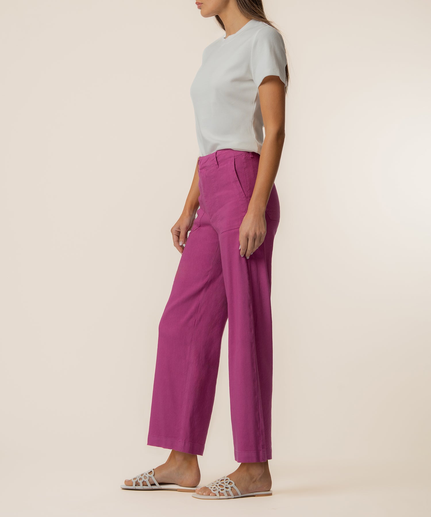 Topaz Linen Wide Leg