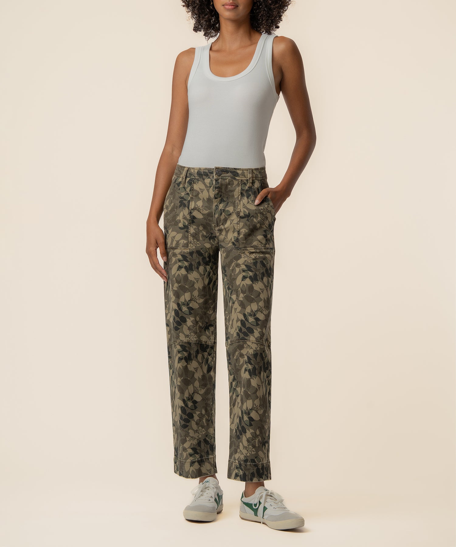 Ashton Relaxed Leg Exclusive, Petite in Olive