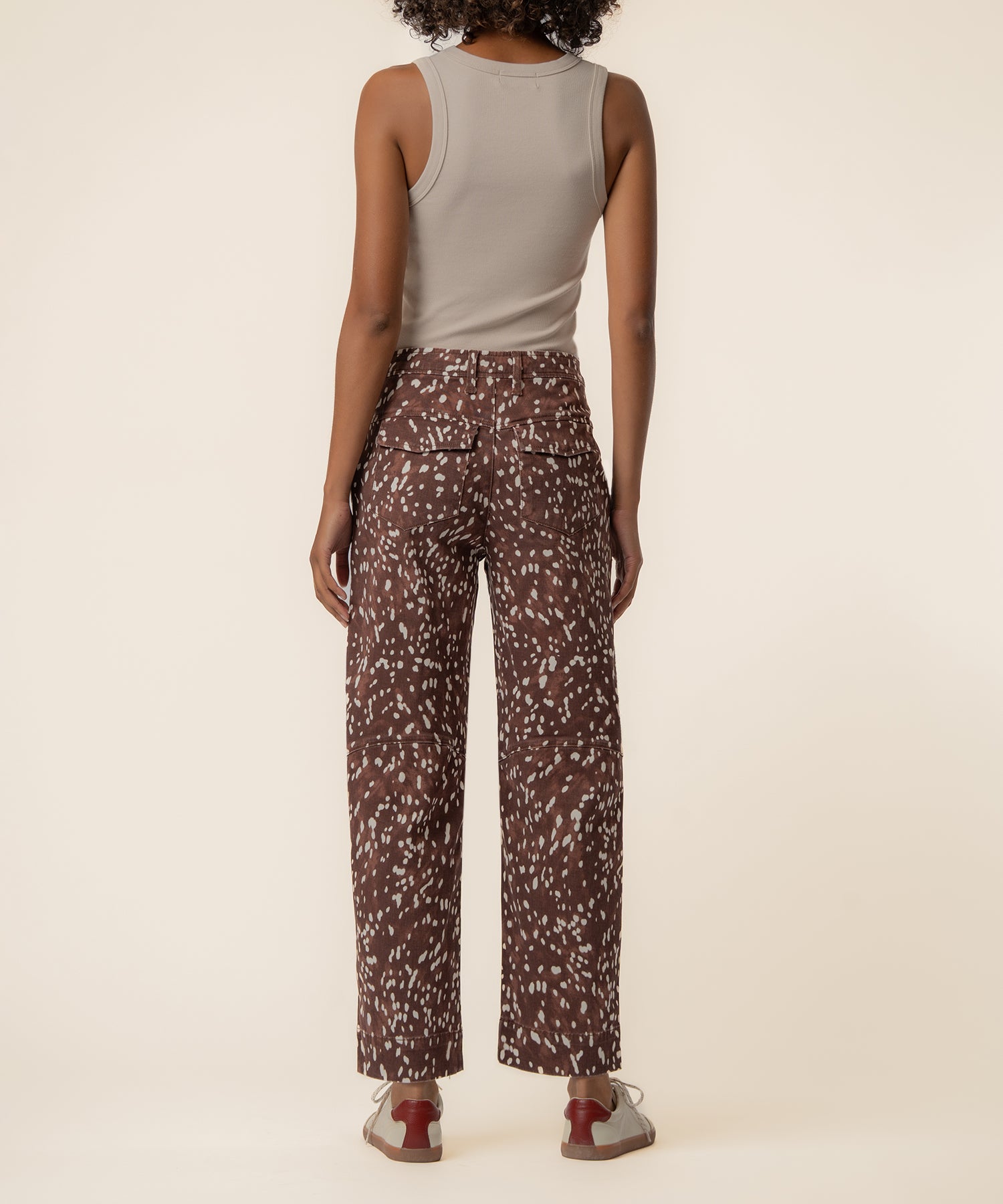 Ashton High Rise Relaxed Leg in Cocoa