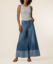 Blake High Rise Crop Wide Leg in Medium Wash