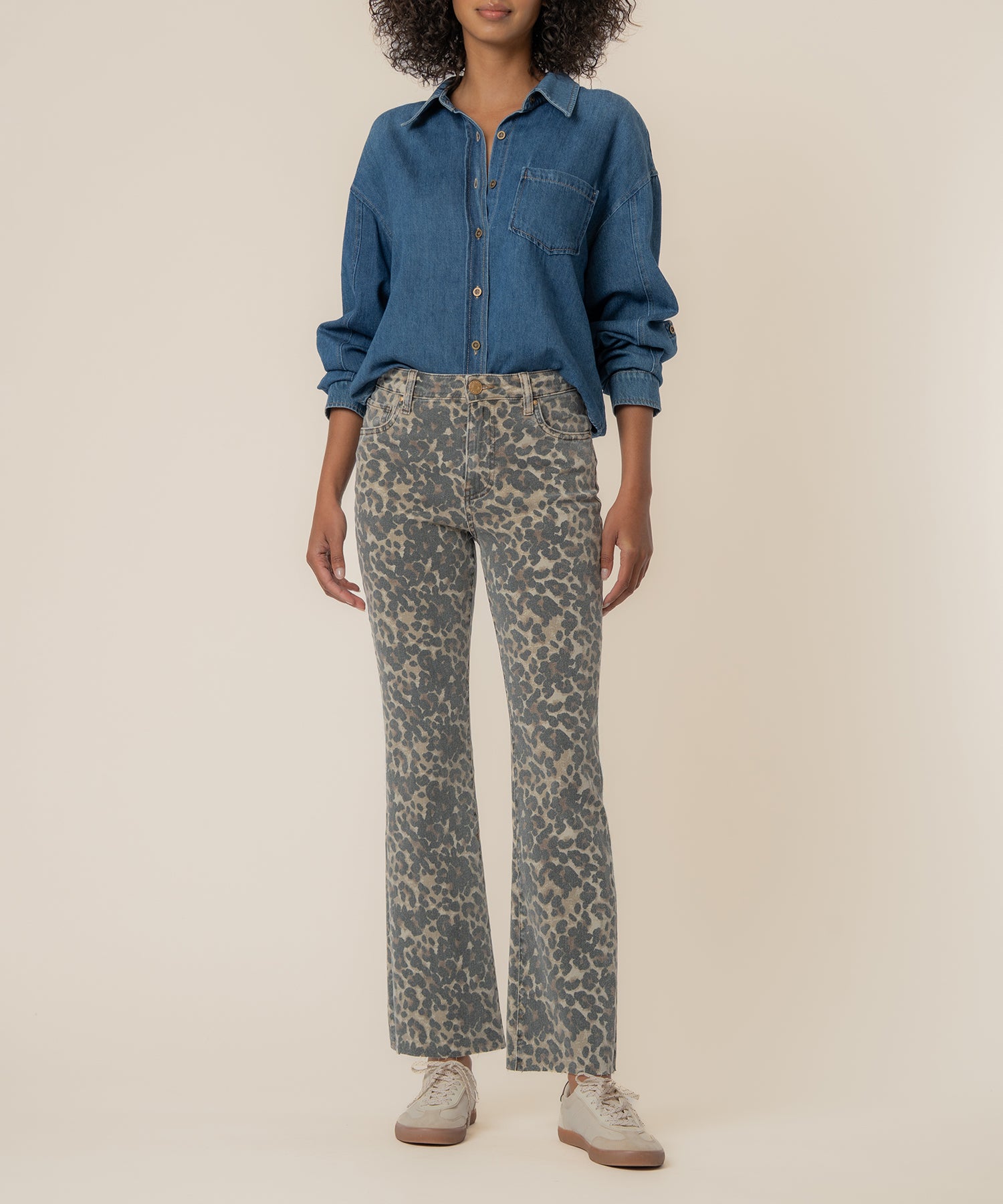 Kelsey High Rise Ankle Flare, Petite