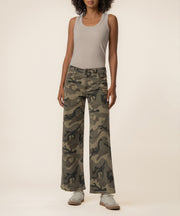 Meg High Rise Wide Leg Exclusive, Petite in Olive