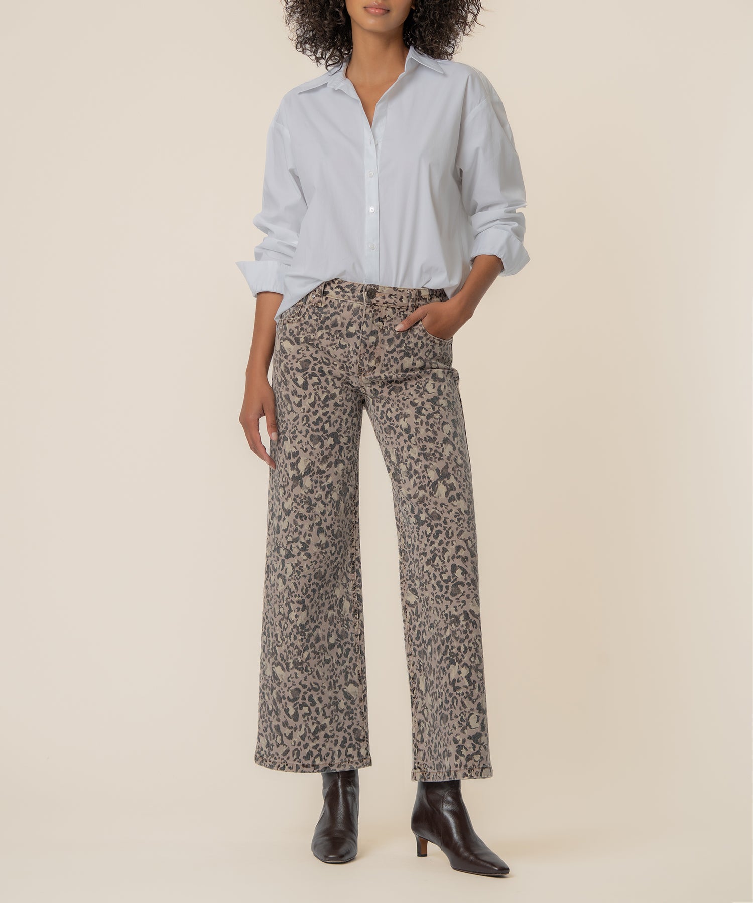 Meg High Rise Wide Leg, Petite