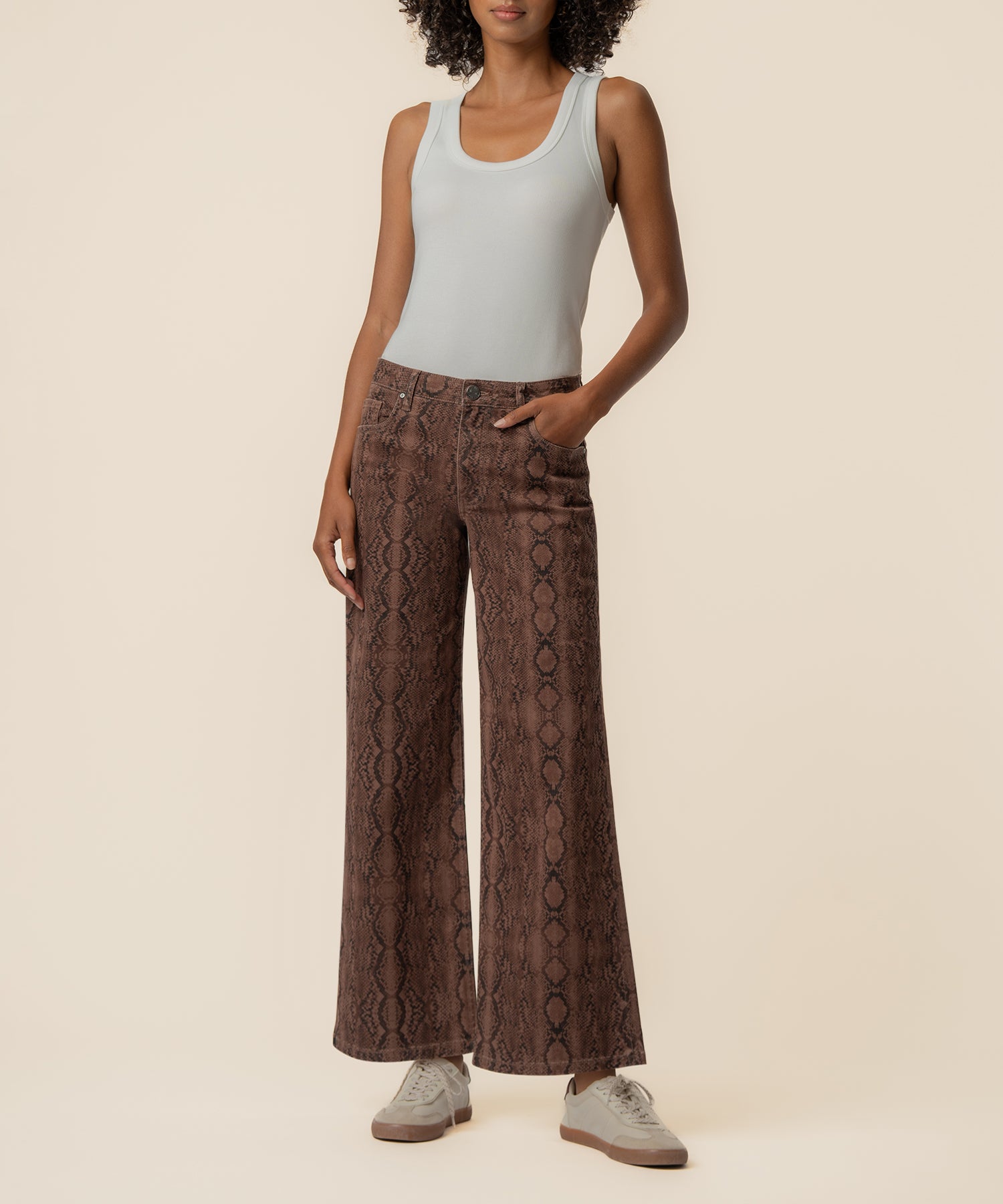Meg High Rise Wide Leg Exclusive in Terrain