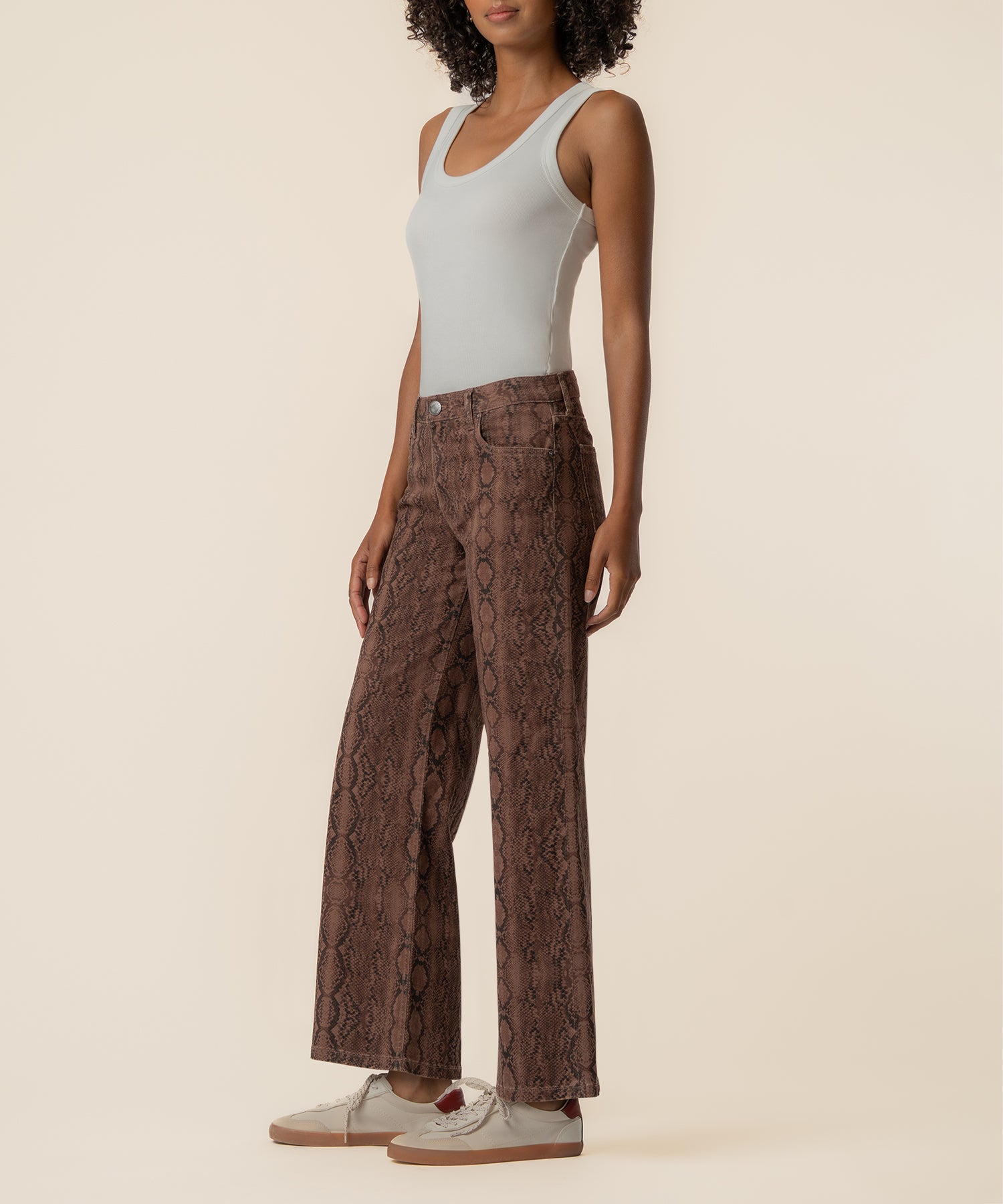 Meg High Rise Wide Leg Exclusive in Terrain