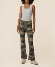 Kelsey High Rise Ankle Flare, Exclusive in Olive