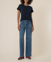 Jodi High Rise Straight Leg, Long Seam