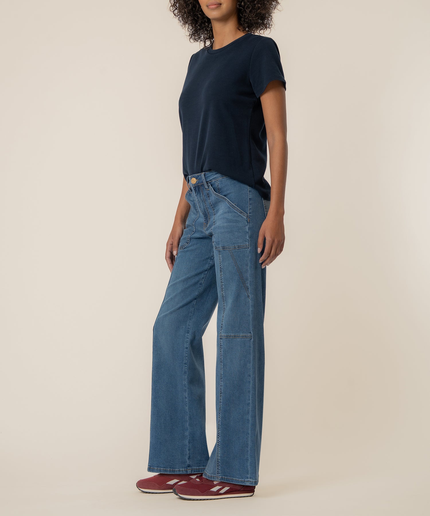 Jodi High Rise Straight Leg, Long Seam