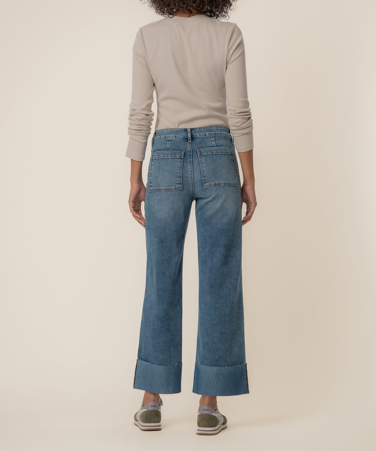 Meg High Rise Wide Leg in Witted Wash