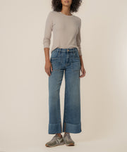 Meg High Rise Wide Leg in Witted Wash