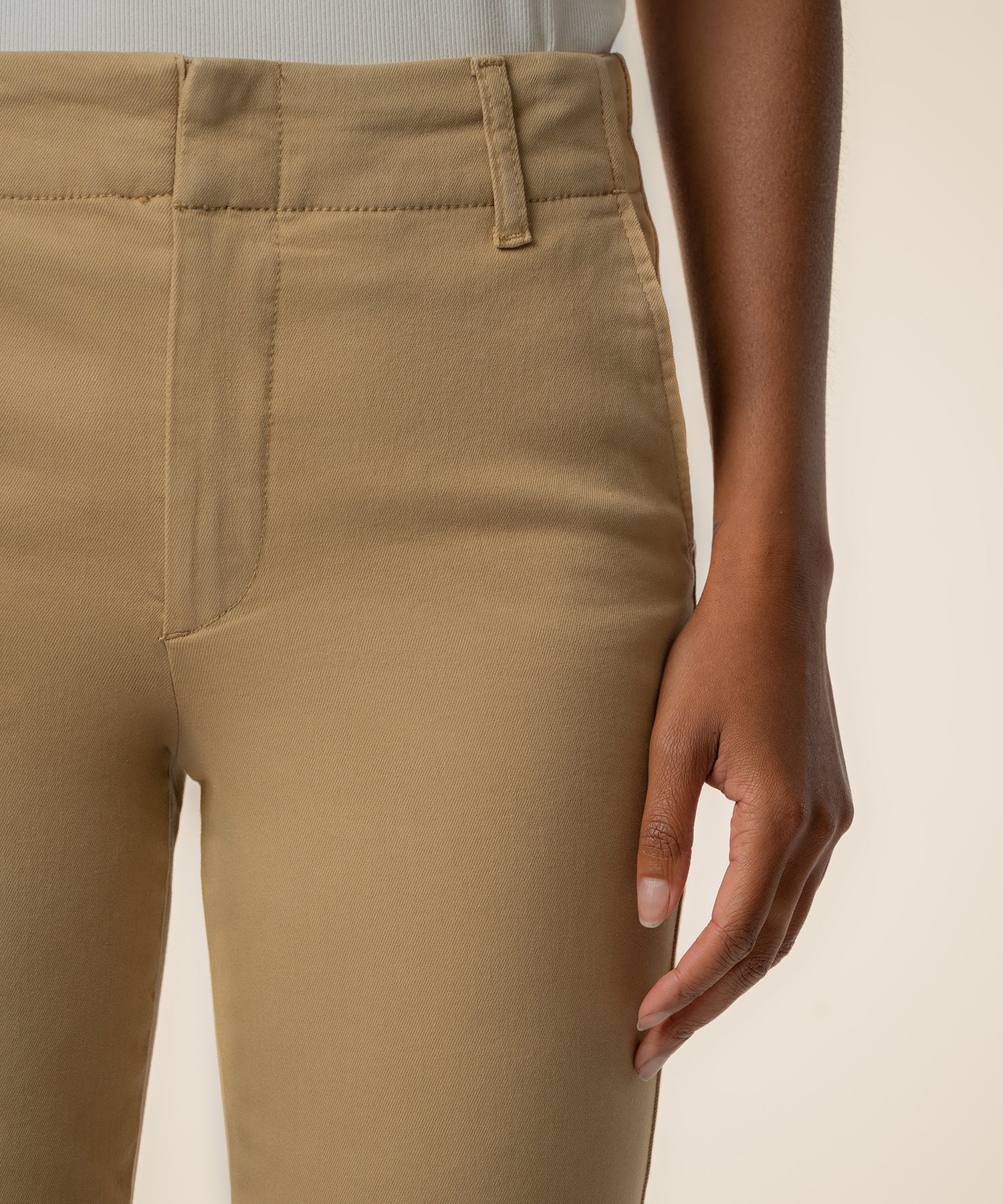 Kelsey High Rise Flare Trouser Exclusive in Camel