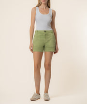 Ashton High Rise Short in Celery