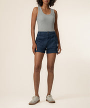 Ashton High Rise Short in Navy