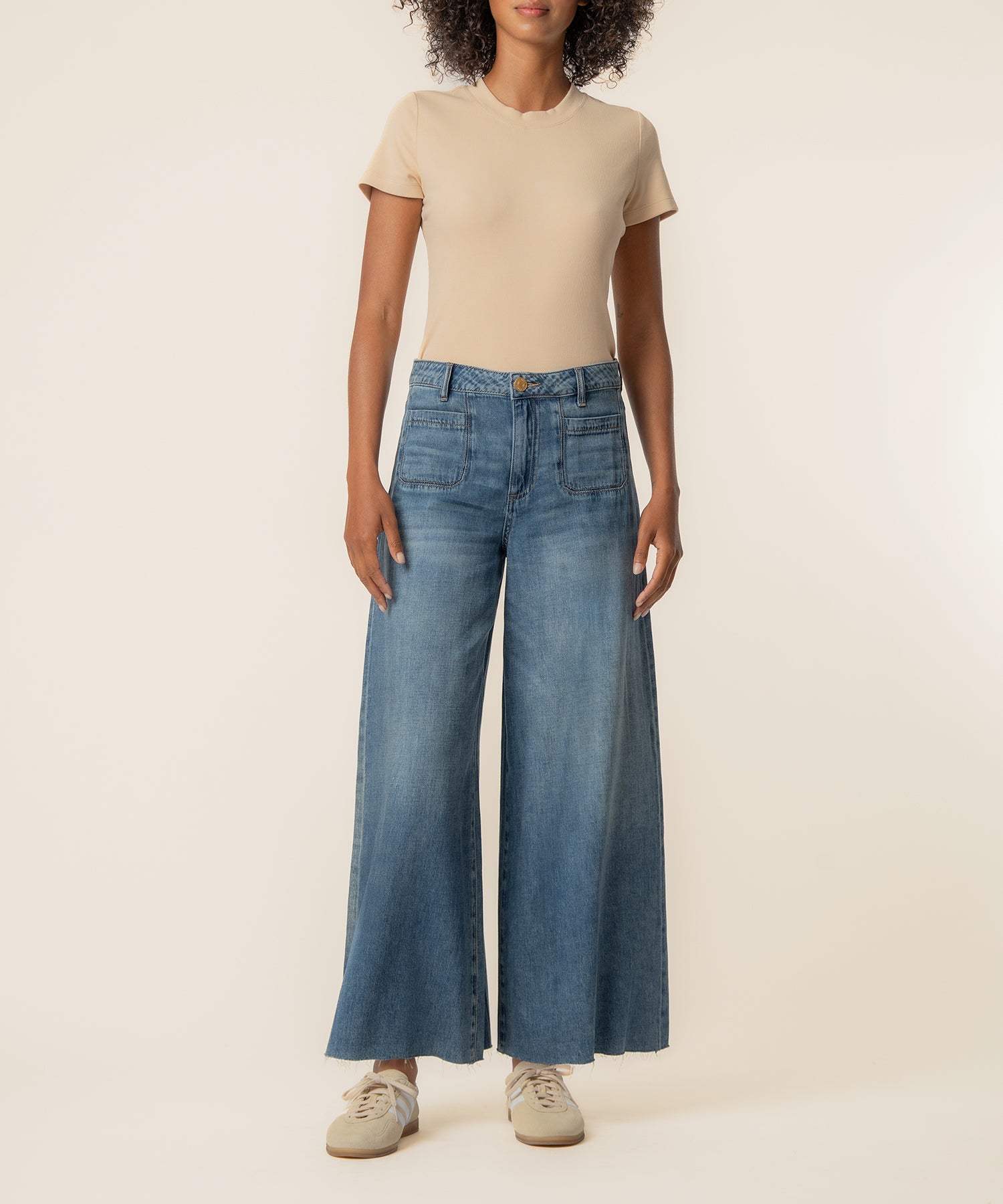 Blake High Rise Crop Super Wide, Exclusive in Exciting Wash