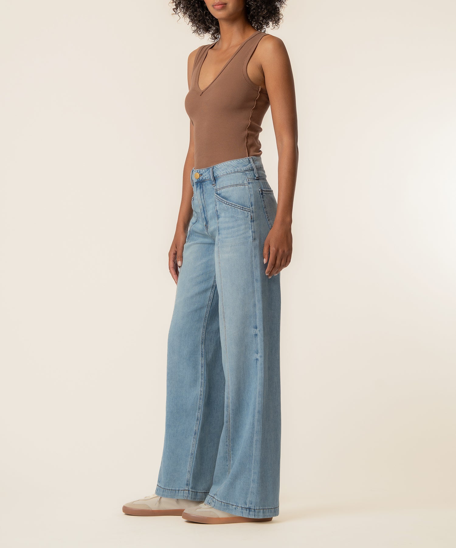 Jodi High Rise Wide Leg, Exclusive in Core Wash