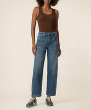 Ashton High Rise Relaxed Leg in Author Wash