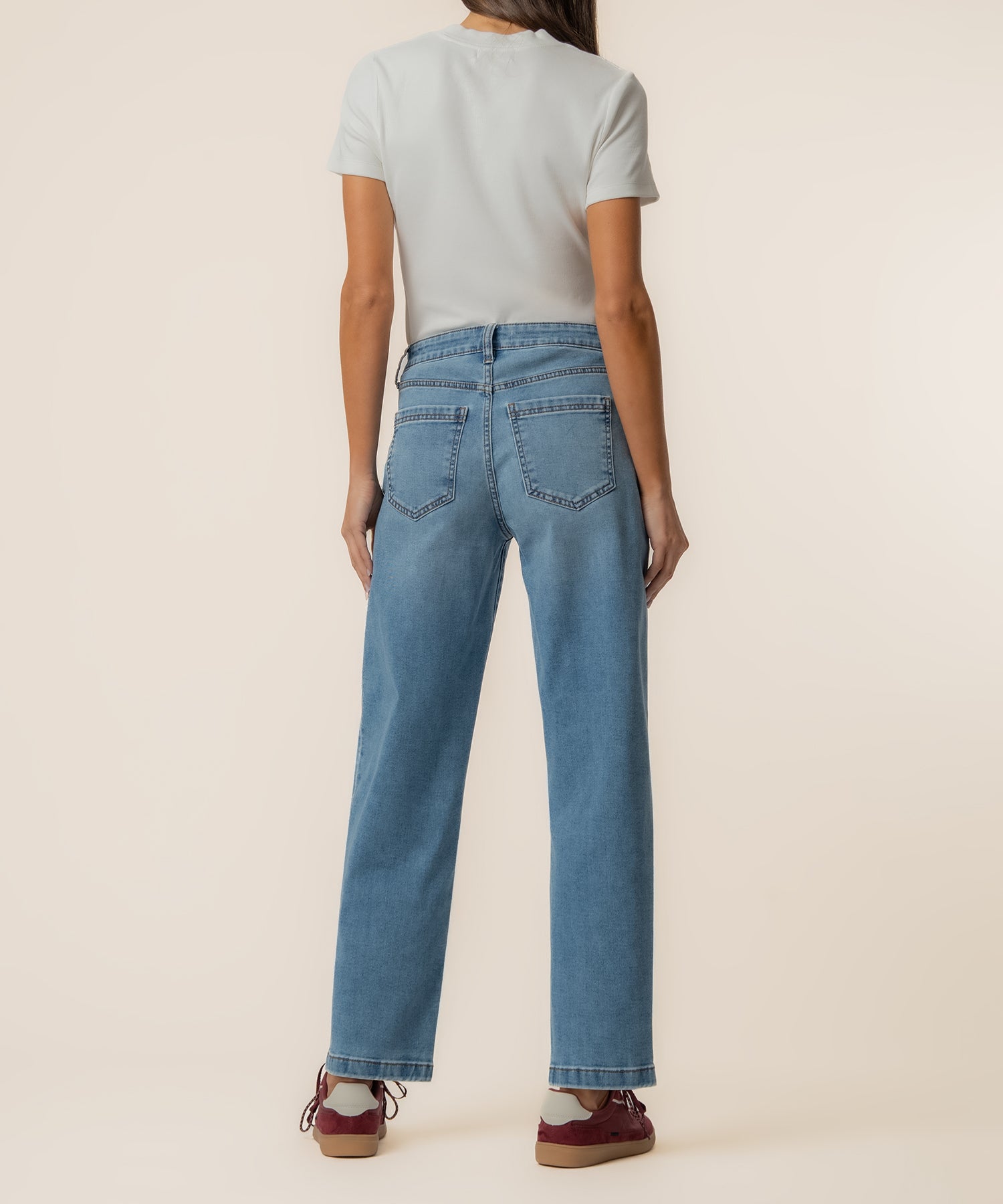 Ashton High Rise Wide Leg Barrel, Exclusive in Tubular Wash