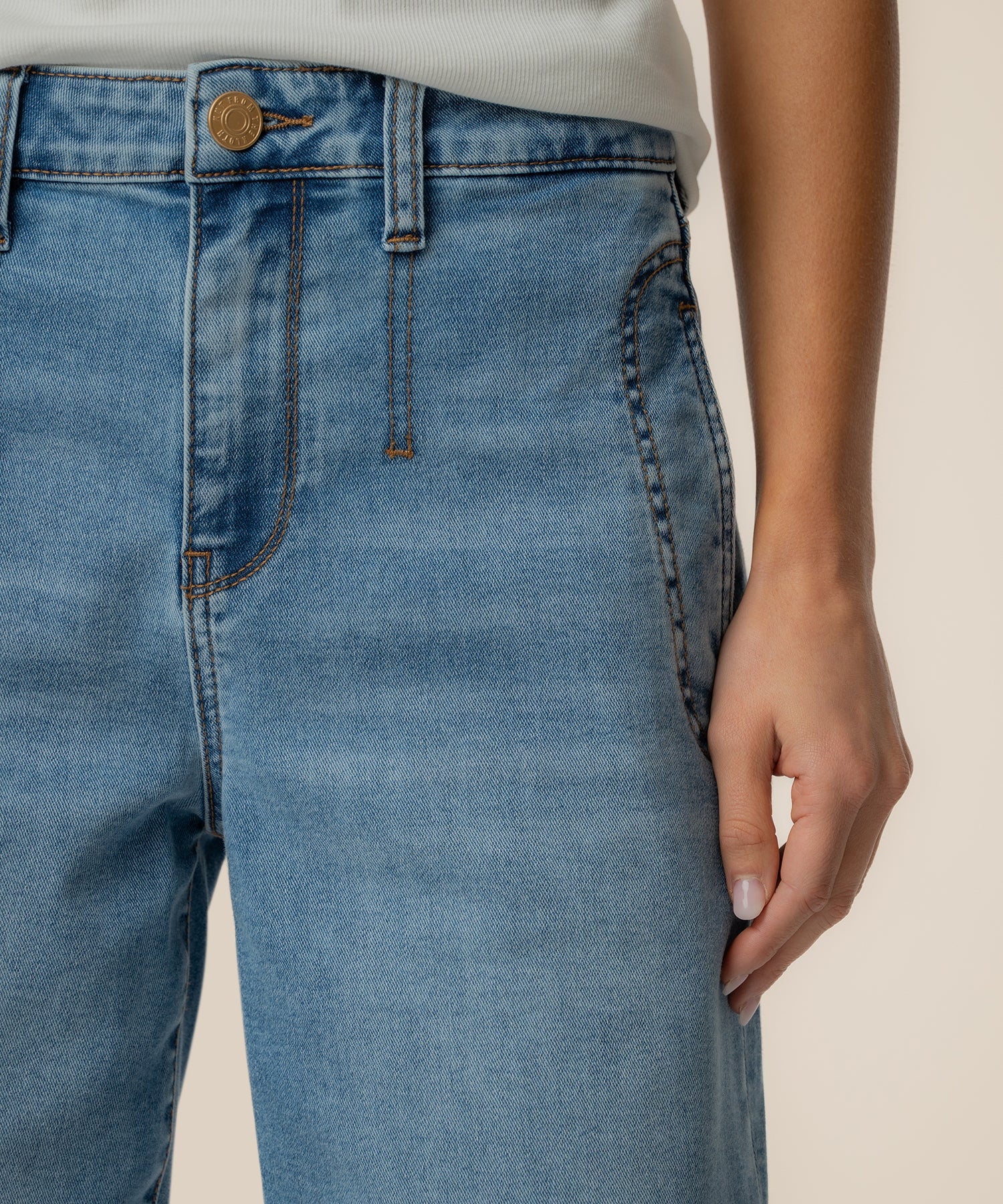 Ashton High Rise Wide Leg Barrel, Exclusive in Tubular Wash