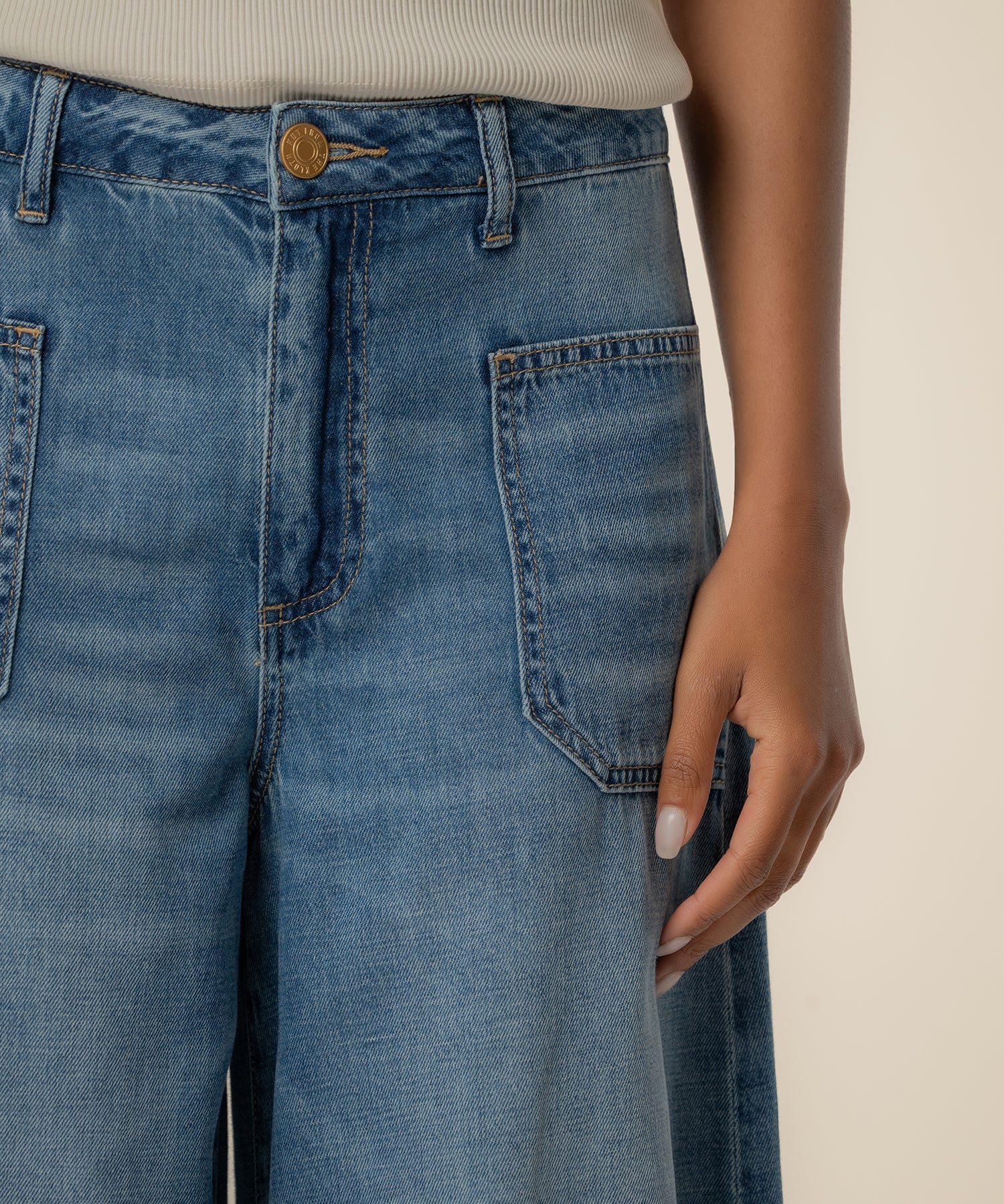 Blake High Rise Super Wide Leg, Exclusive in Solicited Wash
