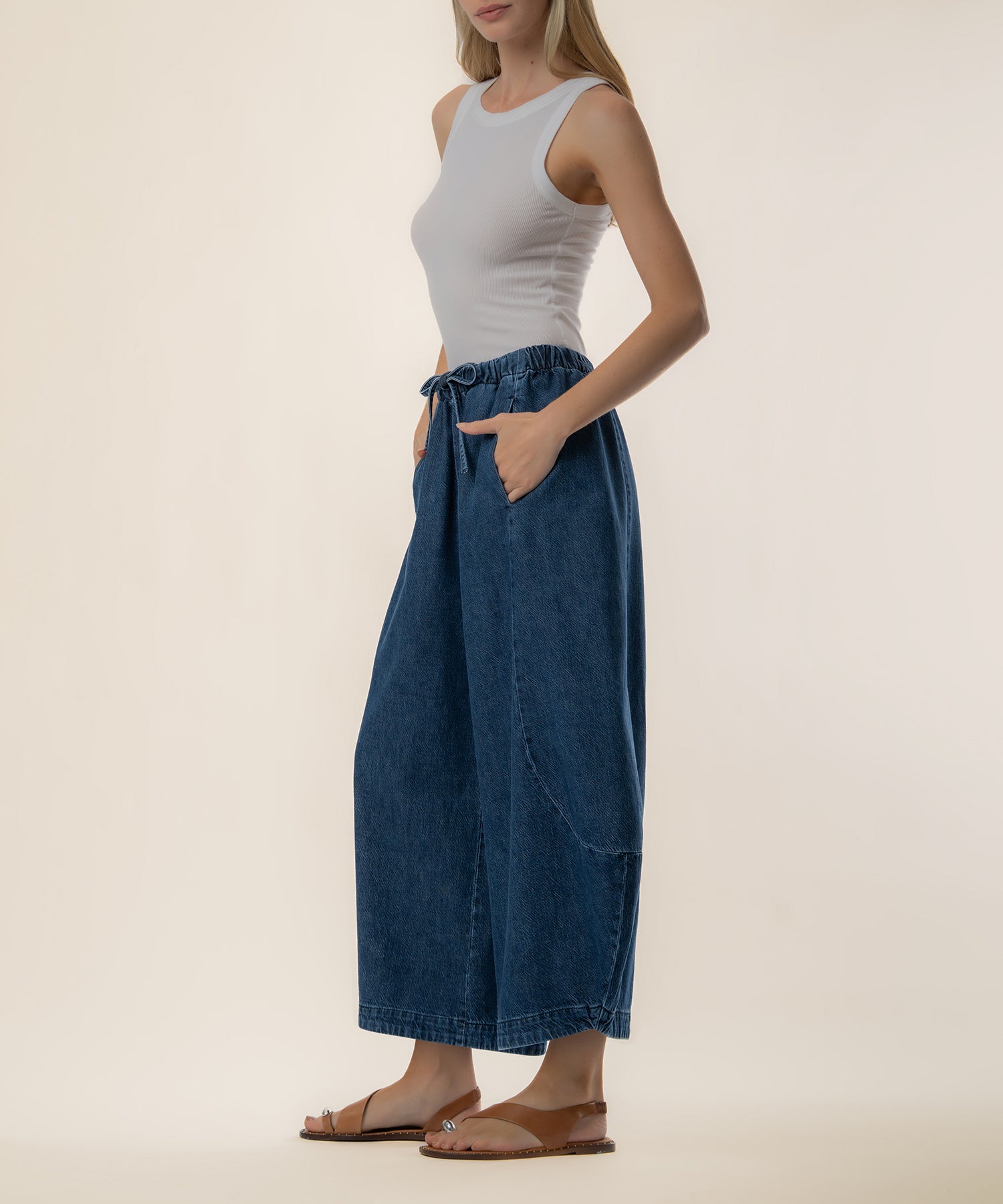 Elsie Baggy Barrel High Rise, Exclusive in Scholar Wash