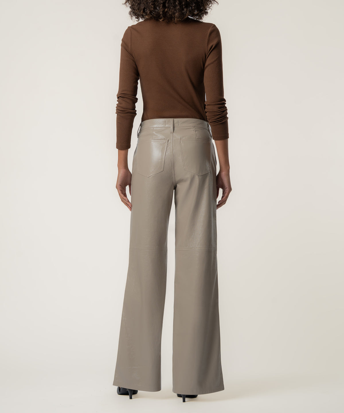 Maya Pu High Rise Wide Leg in Driftwood