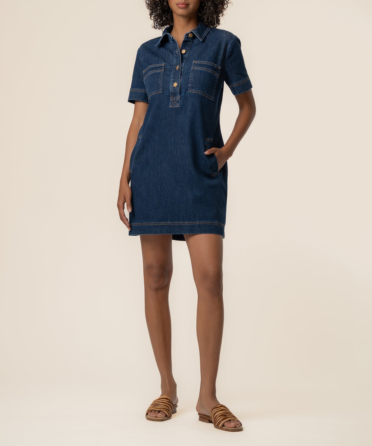 t shirt dress denim Petal and Pup Women's Fleming Mini made for everyday ease and printed in detail to give the illusion of denim rag & bone Women's Hayley