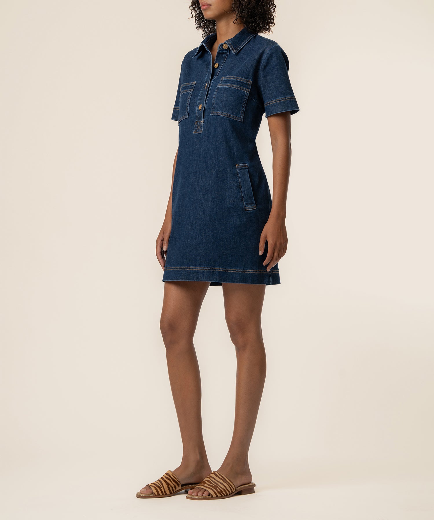 KUT from the Kloth Tatiana Dress With Pockets Women's Dress Plan : MD