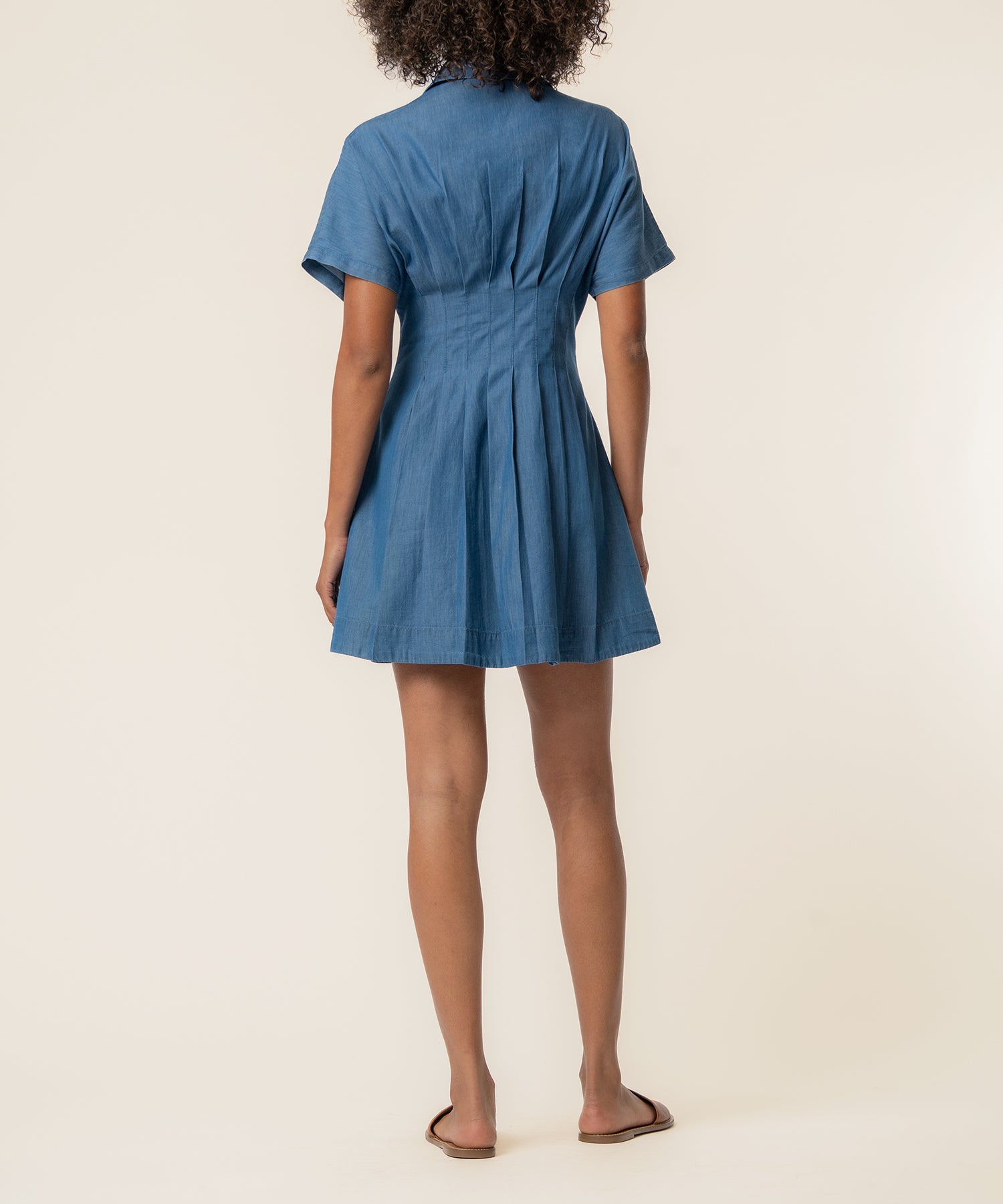 Francesca Denim Dress in Secure Wash