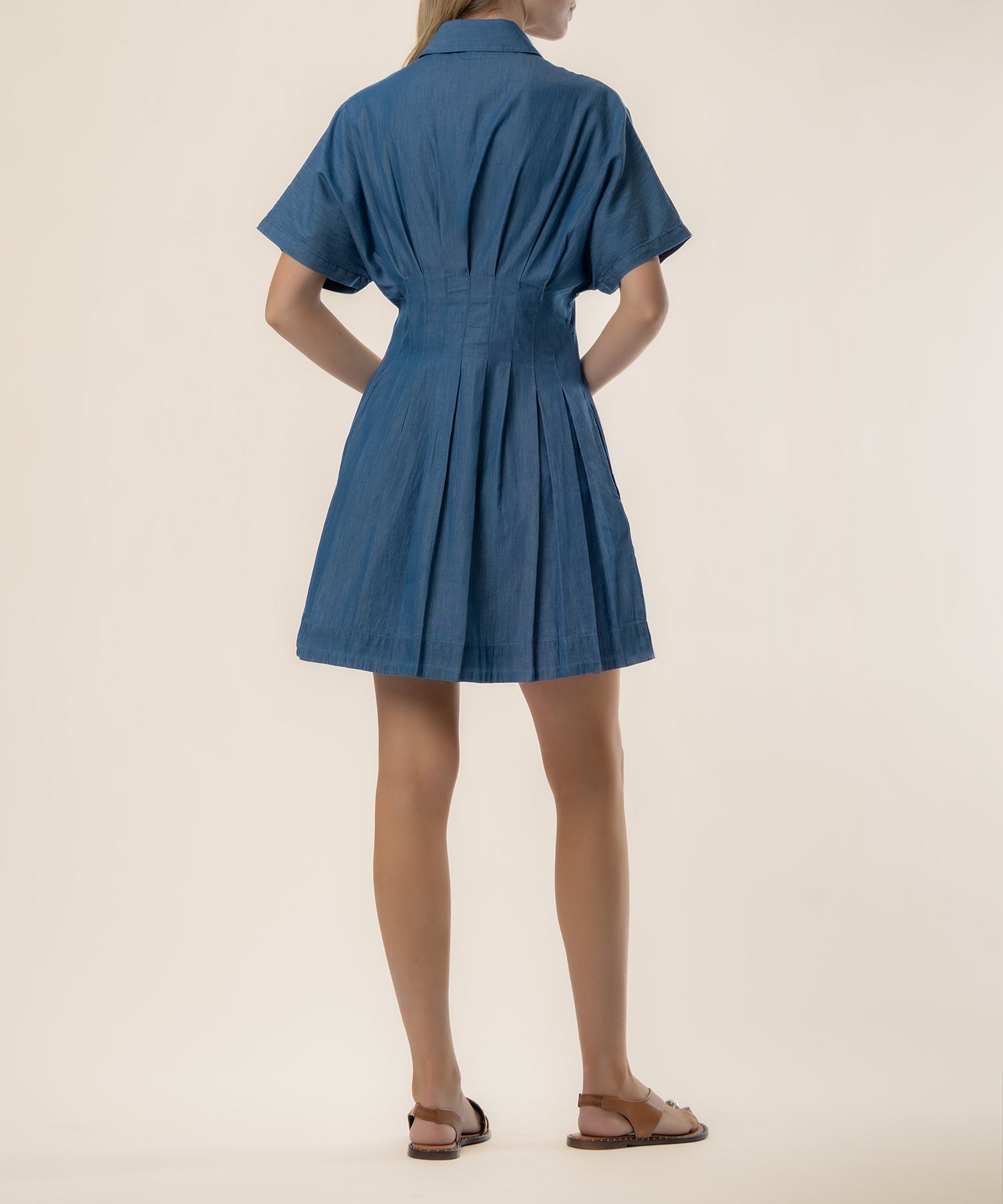 Francesca Denim Dress in Secure Wash