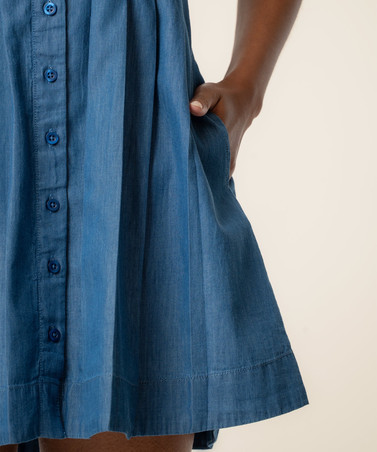 Francesca Denim Dress in Secure Wash