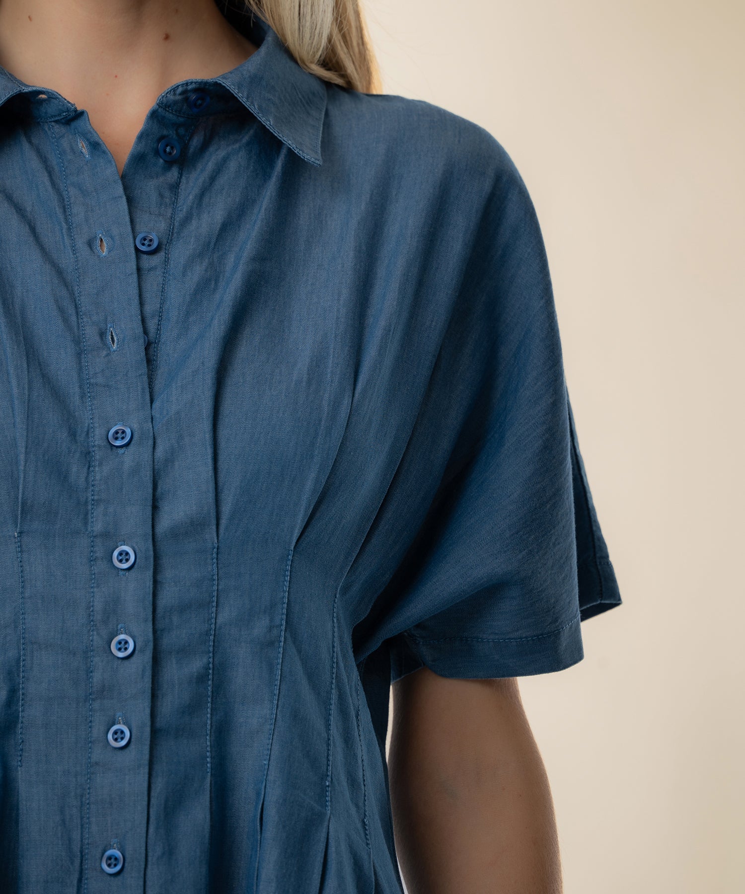 Francesca Denim Dress in Secure Wash