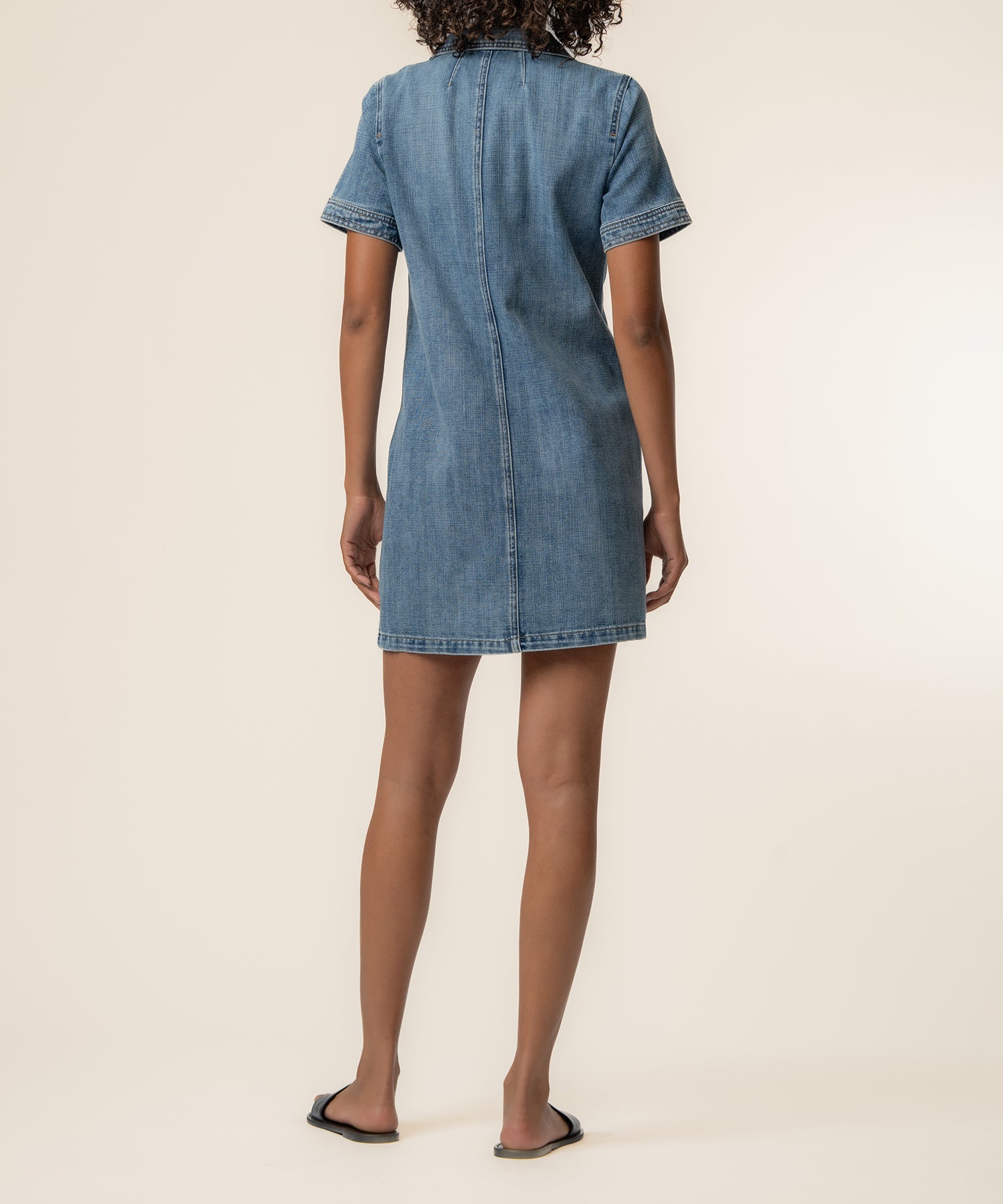 Women's KUT from the Kloth Parker Denim Shirt Dress Large Unfailing