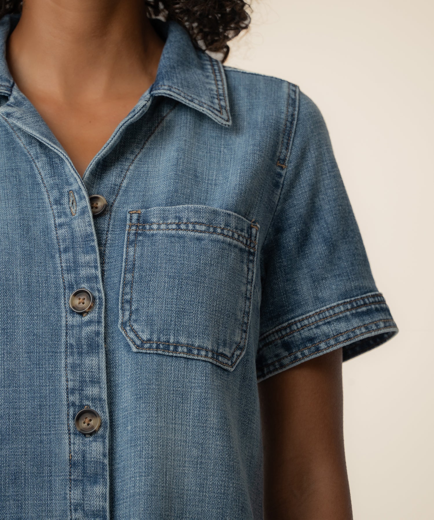 kut denim dress KUT FROM THE KLOTH PARKER DENIM DRESS Small