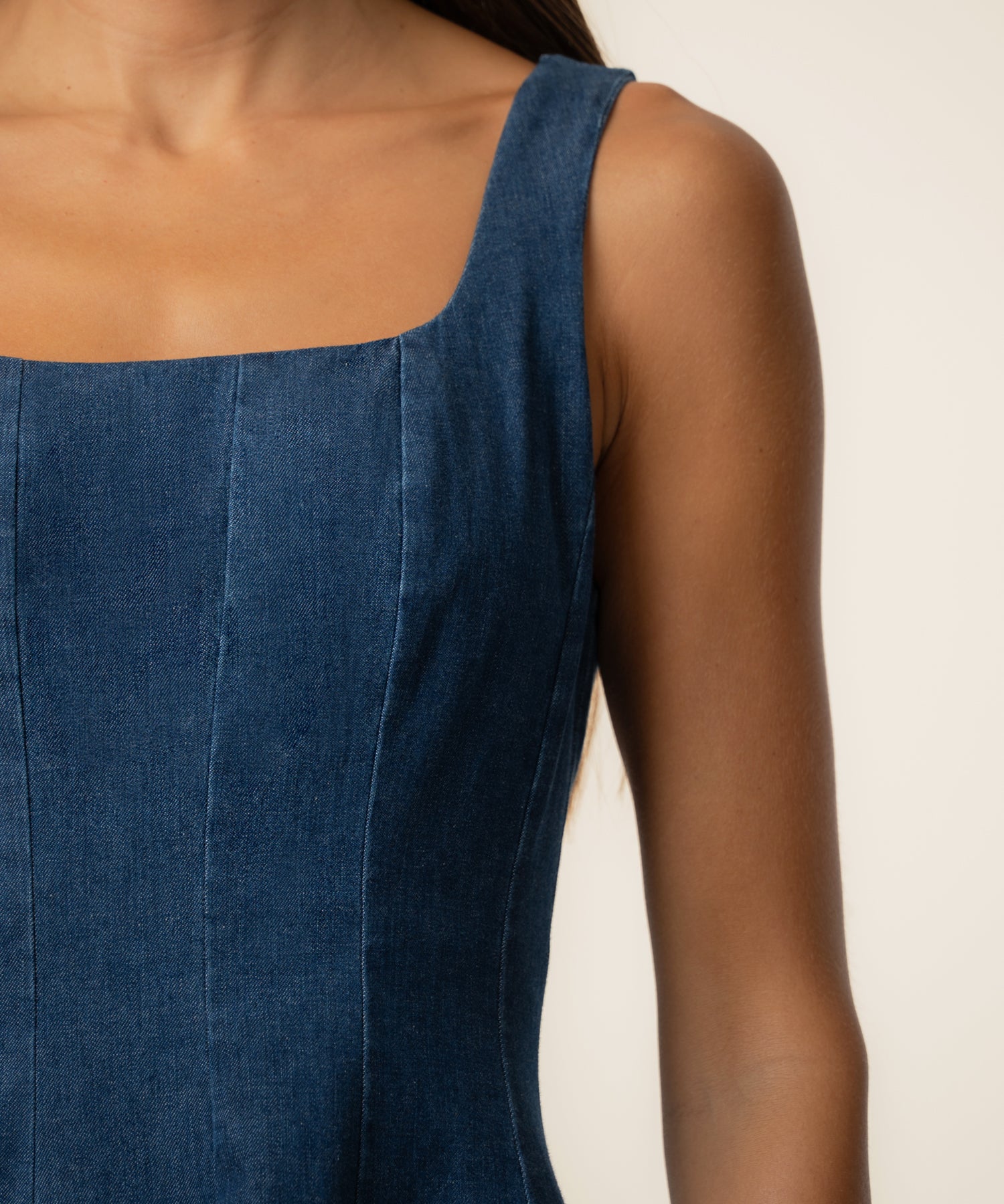 Amelie Denim Dress in Renovate Wash