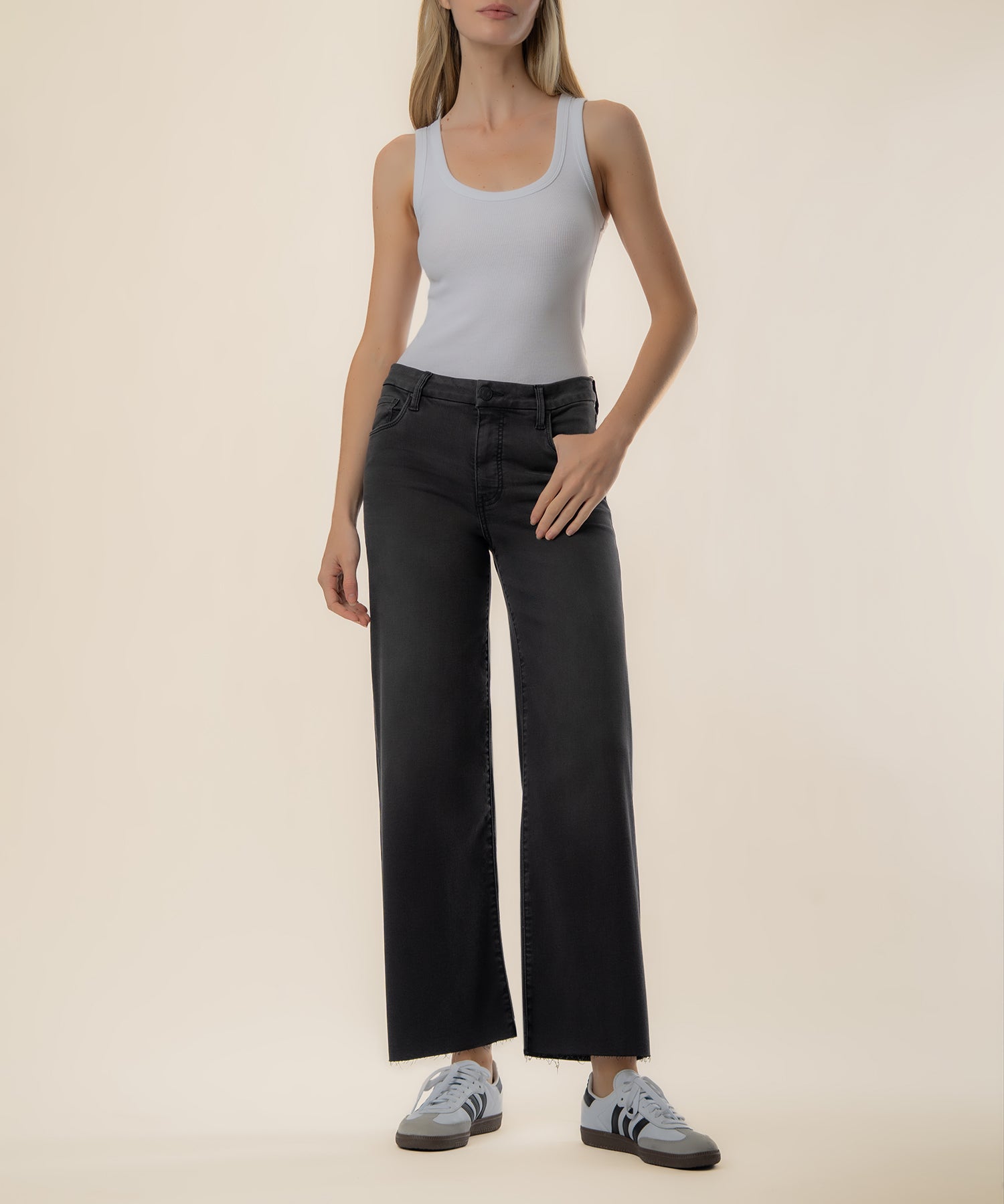 Meg High Rise Wide Leg in Experiences Wash