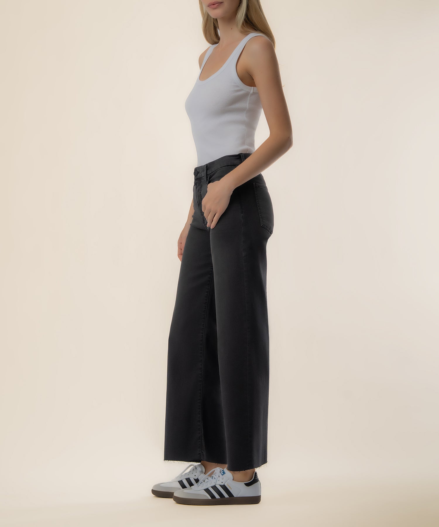 Meg High Rise Wide Leg in Experiences Wash