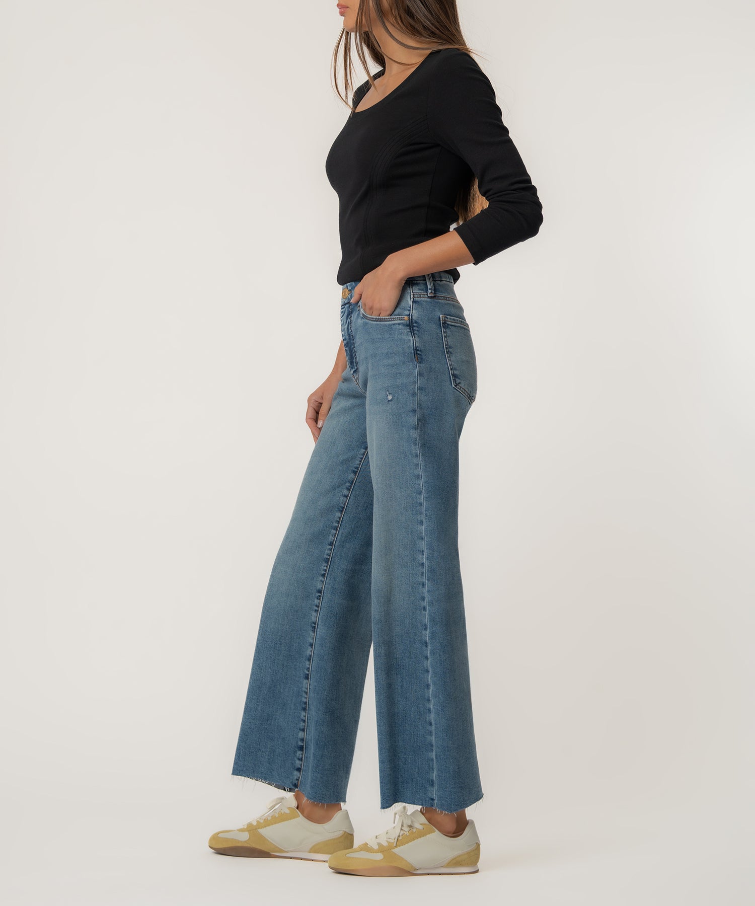 Meg High Rise Wide Leg, Petite
