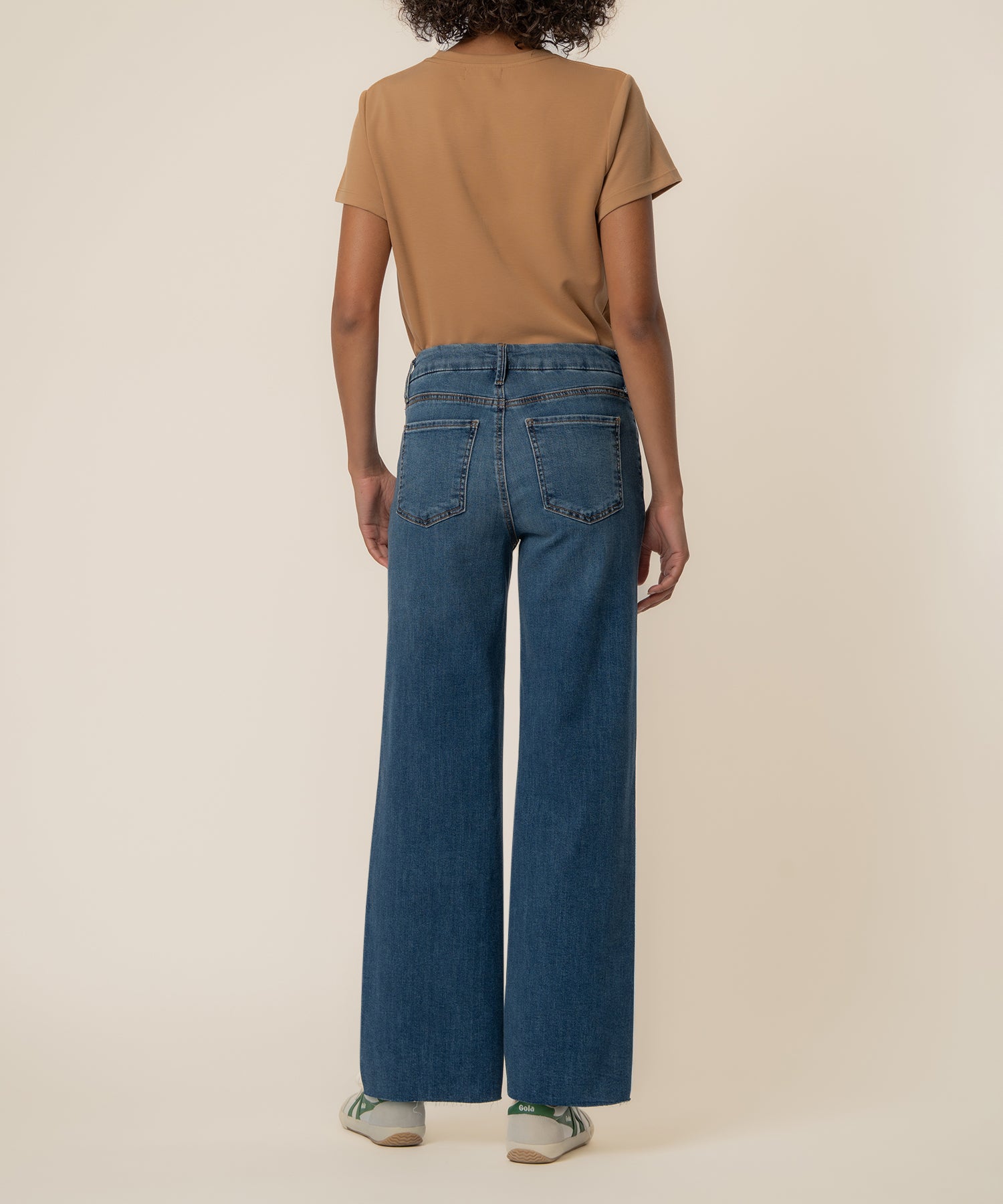Meg High Rise Wide Leg, Long Seam in Rad Wash