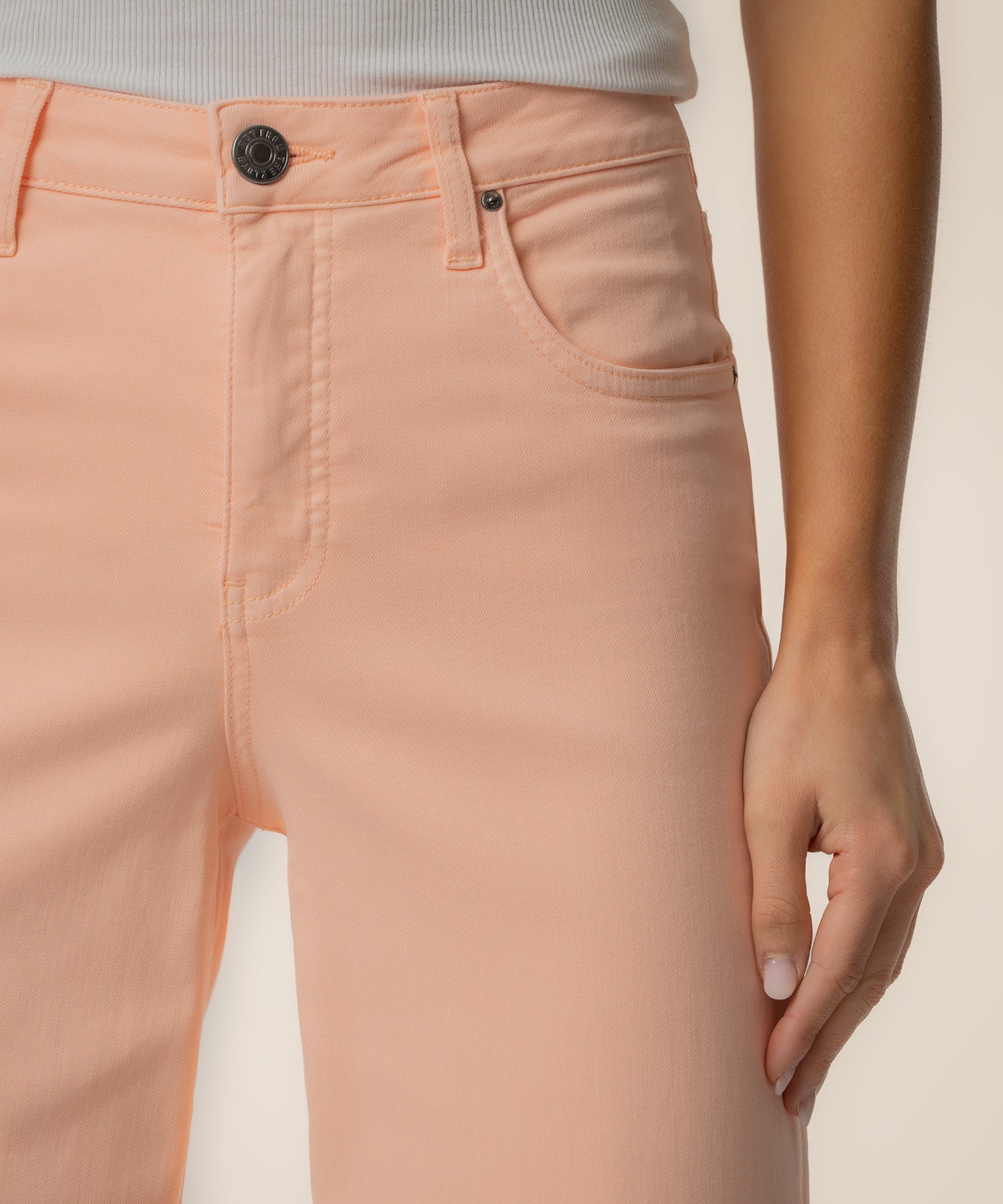 MEG Meg High Rise Wide Leg in Sherbert - Kut from the Kloth
