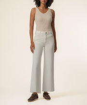 Meg High Rise Wide Leg in Ecru