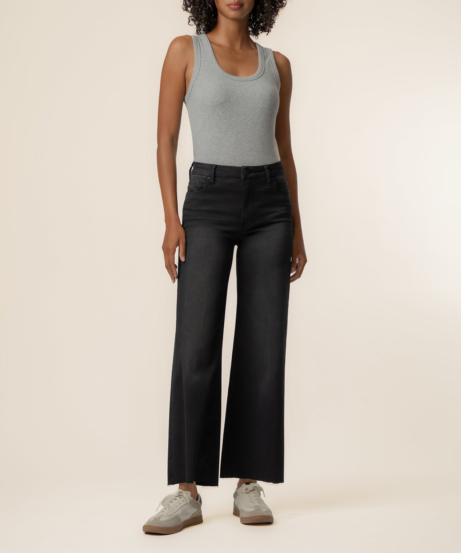 Meg High Rise Wide Leg, Petite in Experiences Wash