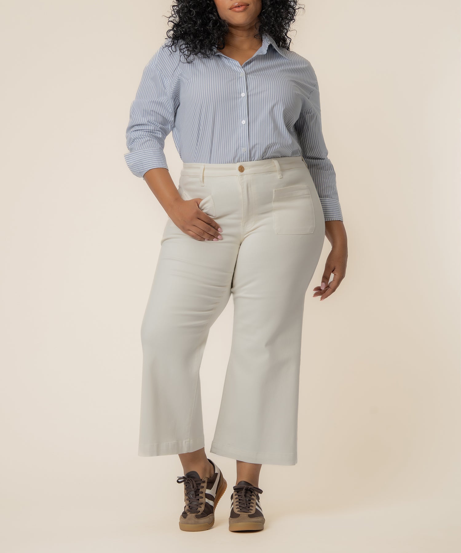 Meg High Rise Wide Leg, Plus