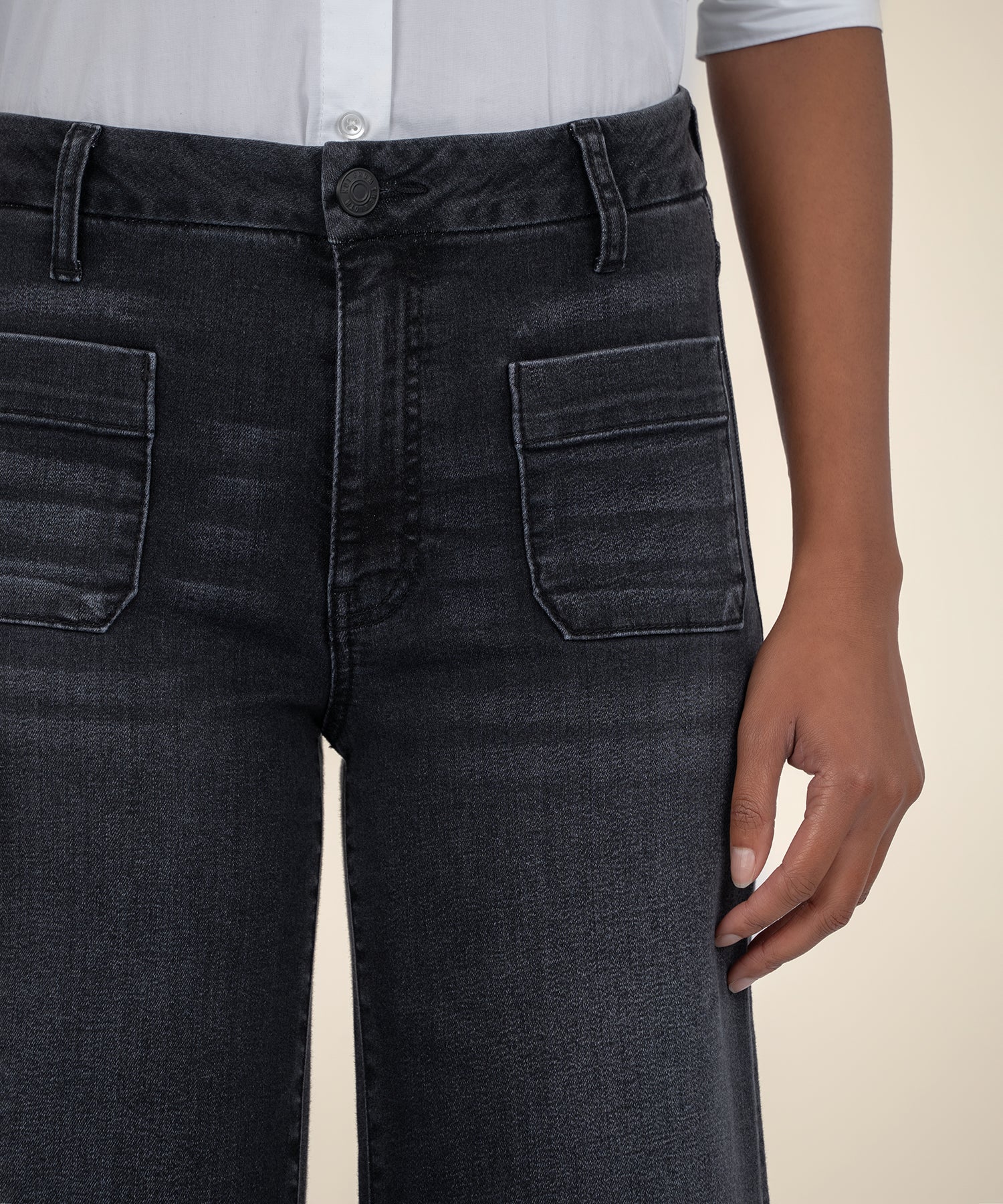KALLMEYER Deep Pocket Wide-Leg Jeans | goop